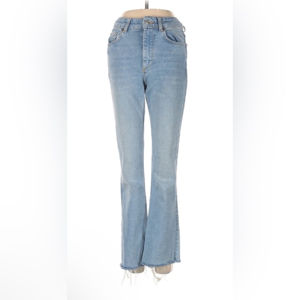 Zara Light Blue Flare Jeans
